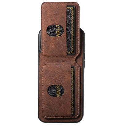Premium Leather Wallet Case – MagSafe-Compatible (iPhone 12–17)