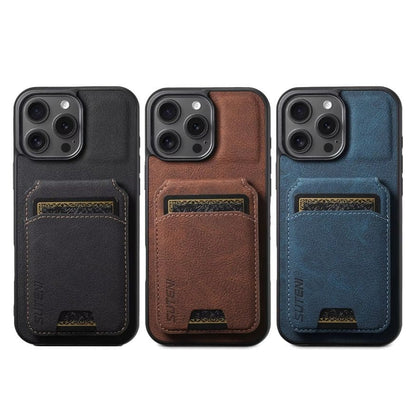 Premium Leather Wallet Case – MagSafe-Compatible (iPhone 12–17)