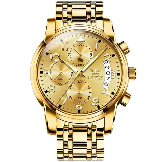 OLEVS fine gold watch
